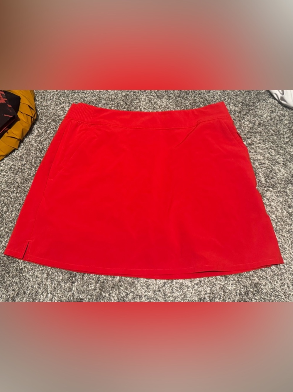 Columbia Red Athletic Skort with Side Pockets